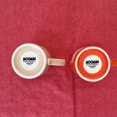 ムーミン コースター3枚 &　マグカップ2個の画像