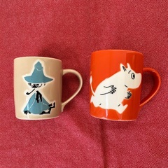 ムーミン コースター3枚 &　マグカップ2個の画像