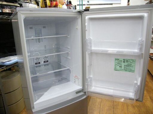 MITSUBISHI 2ドア冷蔵庫 146L 2020年製 三菱 MR-P15E-S1 シルバー 100L