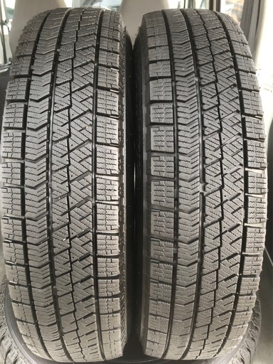 バリ溝13インチ  アルミホイール  スタッドレス145/80R13 4本 ブリジストンVRX2 2022年