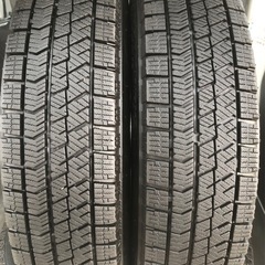 バリ溝13インチ  アルミホイール  スタッドレス145/80R13 4本 ブリジストンVRX2 2022年の画像