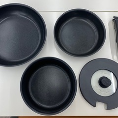 サーモス　取手の取れるフライパン５点セットの画像