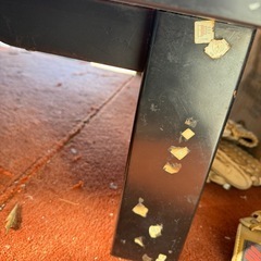 テーブル　黒　の画像