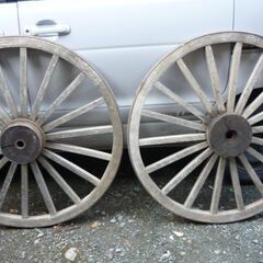 車輪　大八車（2000円・3500円）の画像