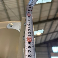 アイボリー4段スチールラックの画像