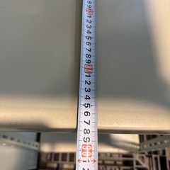 アイボリー4段スチールラックの画像