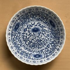 ・たち吉　唐草　中鉢　６寸の画像