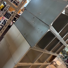 【商談中】サビあり　スチール5段ラック　グレーの画像