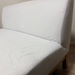 ACTUS　ソファ　2人掛け　アイボリー　POTHOS ARMLESS SOFA　の画像