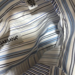 DOLCE&GABBANA ストライプシャツの画像