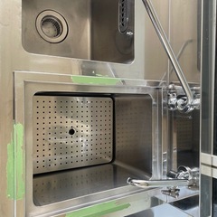 三層シンク　シンク　ステンレスの画像