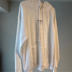 ビッグシルエット プリント プルオーバーパーカー Starting Overの画像