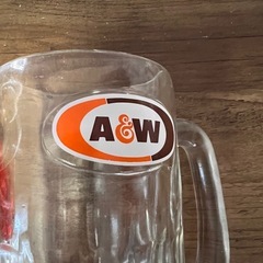 A&W a&w ヴィンテージ　USA vintage】A&W ビアジョッキマグ コップ グラス　マグカップ　アンティーク　初期　コップ　エンダー　希少　の画像