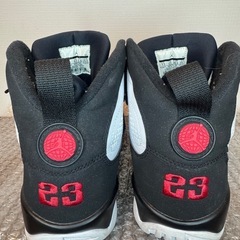 Air Jordan9 レトロRetroWhite True Red Blackの画像