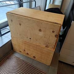 手作り棚　蓋つき×２の画像