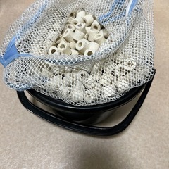 引き取り限定　アクアリウム　上質多孔質 セラミック製 リングろ材　の画像