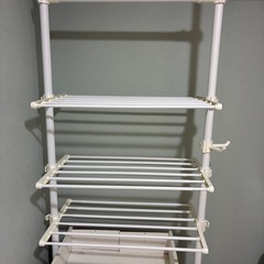 ニトリ　伸縮ランドリーラックの画像