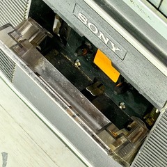 SONY「CF-2580」ステレオラジカセ ワンボックスデザインの画像