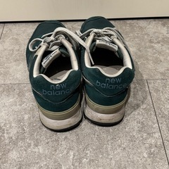 New Balance 574レディース24cmスニーカー ダークグリーンの画像
