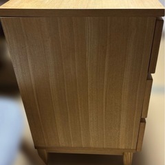 廃盤　無印良品　タモ材　キャビネットの画像