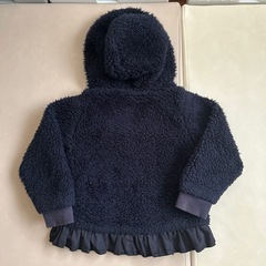 プティマイン　ボア　アウター　ジャケット　フード　100cmの画像