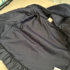 プティマイン　ボア　アウター　ジャケット　フード　100cmの画像