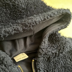 プティマイン　ボア　アウター　ジャケット　フード　100cmの画像