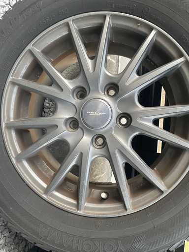 【冬の準備に！】195/65R15 スタッドレス4本＆ホイール・チェーン付（ステップワゴン等に）