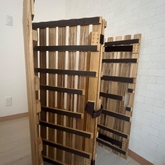 折り畳みすのこ(シングルサイズ)の画像