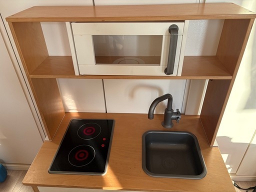 IKEA DUKTIG おままごとキッチン&木製食材付き