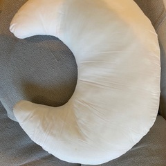 授乳クッション　イエロー　青葉　ベビハグの画像