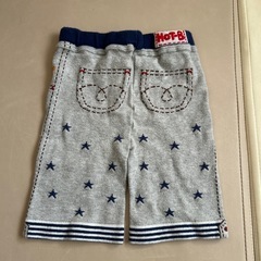 90cm ミキハウス　ホットビスケッツ　ニットタイツ　スパッツ　レギンスの画像