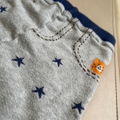 90cm ミキハウス　ホットビスケッツ　ニットタイツ　スパッツ　レギンスの画像