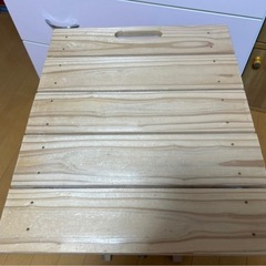 手作り 机 折りたたみ式の画像