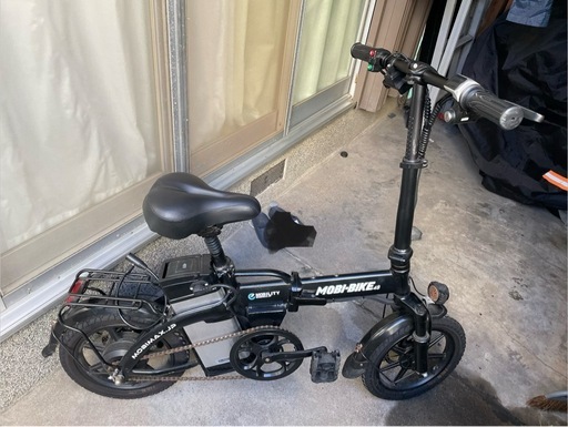 MOBI-BIKE 48折りたたみ電動自転車 ブラック