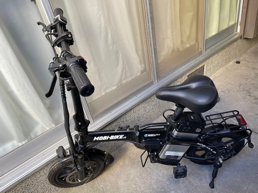 MOBI-BIKE 48折りたたみ電動自転車 ブラック