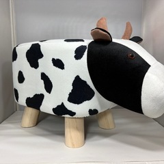 新品 未使用 アニマルスツール ウサギ ウシ 2点セットの画像