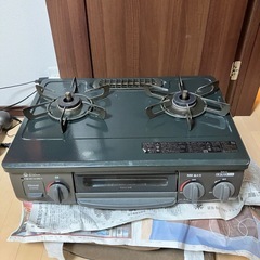 【Rinnai】ガステーブルコンロ（幅56㎝）RTE565BKの画像