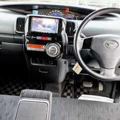 【SOLD OUT】即日乗帰り可能【車検整備済み✦タントカスタムＸ 2WD】後期型 L375S✦アイドリングストップ★左パワースライドドア✦ナビ✦テレビ✦Bluetooth✦バックカメラ✦ETC✦の画像