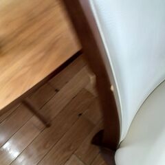 ★リユースのサカイつくば店★TK7727  ダイニングテーブルセット椅子4脚 ブラウン H65×D90×W121 クリーニング済みの画像