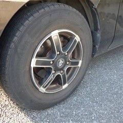 【ブルーアースバン】195/80R15  107/105L  LT　【ホイール】レアマイスターの画像