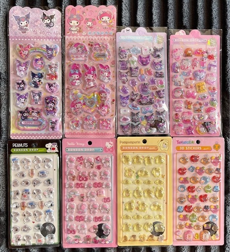 ボンボンドロップシール、ウォーターシールセット