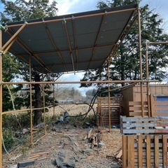 プレハブ　ログハウス　犬舎　ドッグランの画像