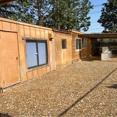 プレハブ　ログハウス　犬舎　ドッグランの画像