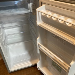  冷蔵庫 75L 2022年製 AQUA AQR-8K2(S) シルバー 1ドア単身 1人暮らし アクアの画像