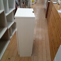 ★リユースのサカイつくば店★TK7730  収納ラック ホワイト H90×D28×W39 クリーニング済みの画像