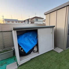 【鍵付き】ヨド物置の画像