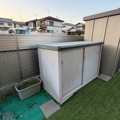 【鍵付き】ヨド物置の画像