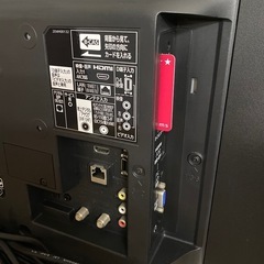 ☆【リモコン無し】液晶テレビ　三菱　REAL  24型　LCD-24LB7  2015年製の画像