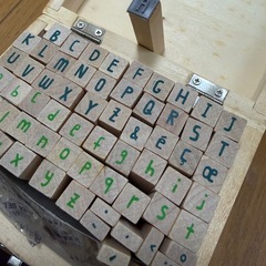 アルファベットスタンプ の画像